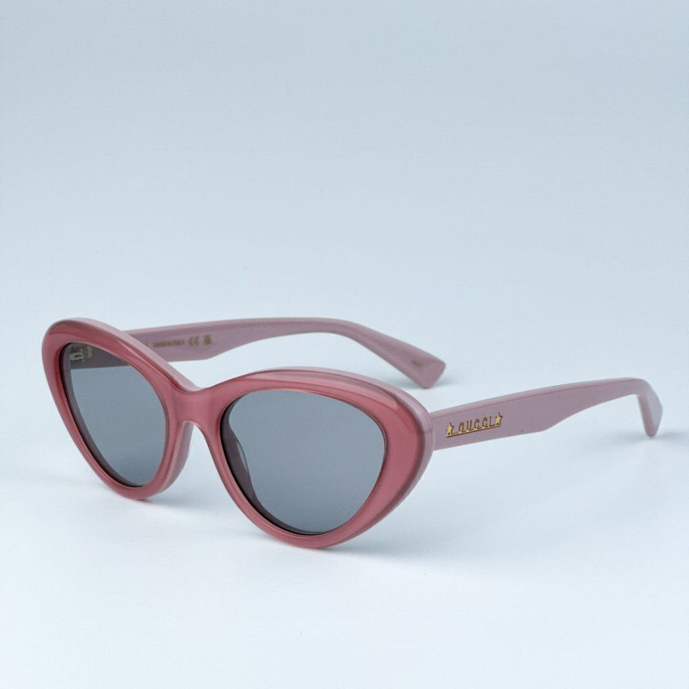 SALE! NEW Gucci GG1170S 004 Pink Grey Cat Eye Women Sunglasses GG 1170S - Picture 9 of 15